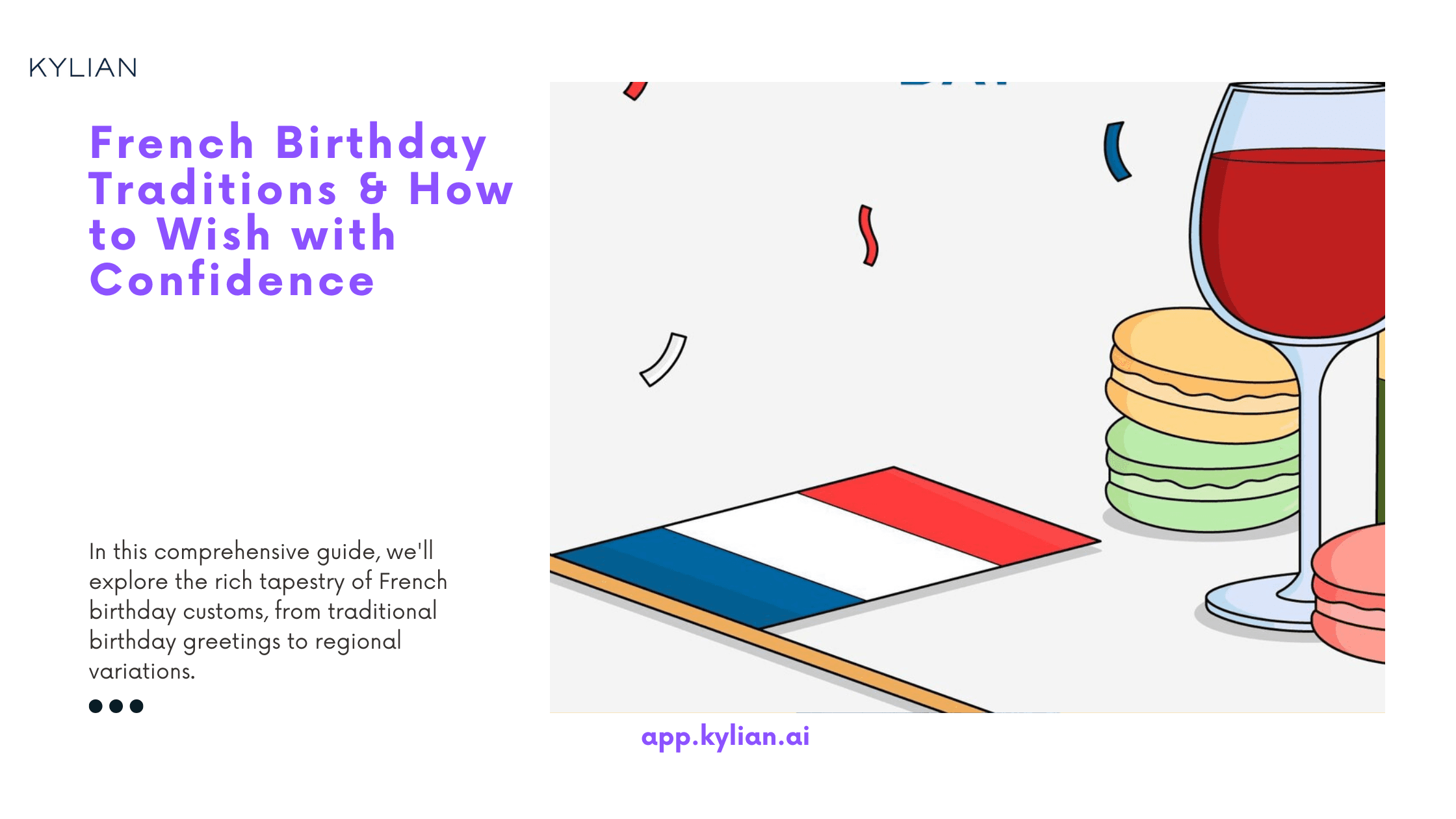 French Birthday Traditions & How to Wish with Confidence