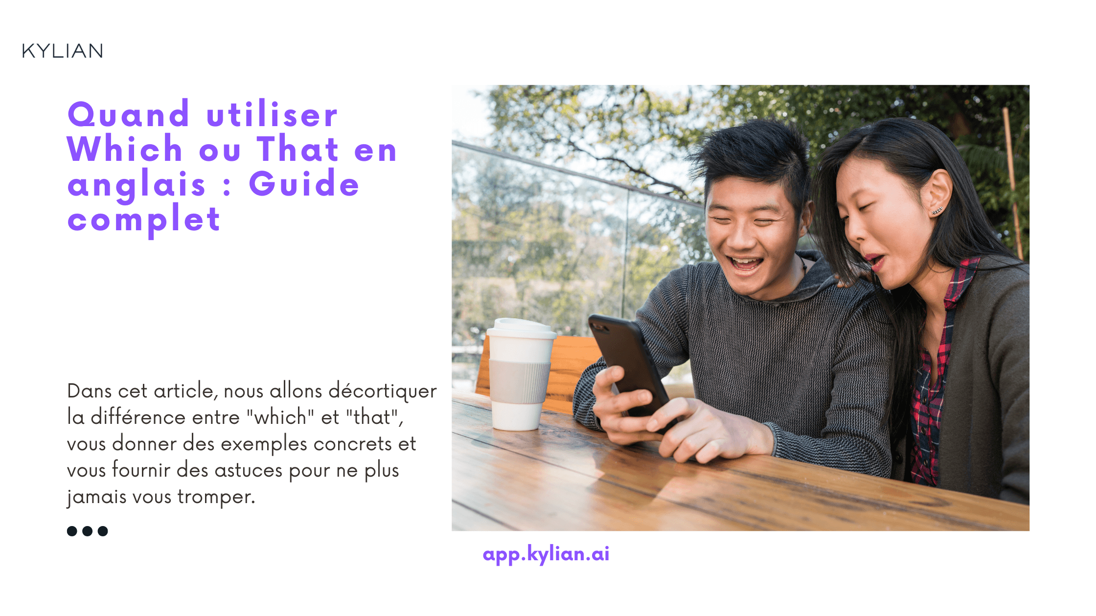 Quand utiliser Which ou That en anglais : Guide complet