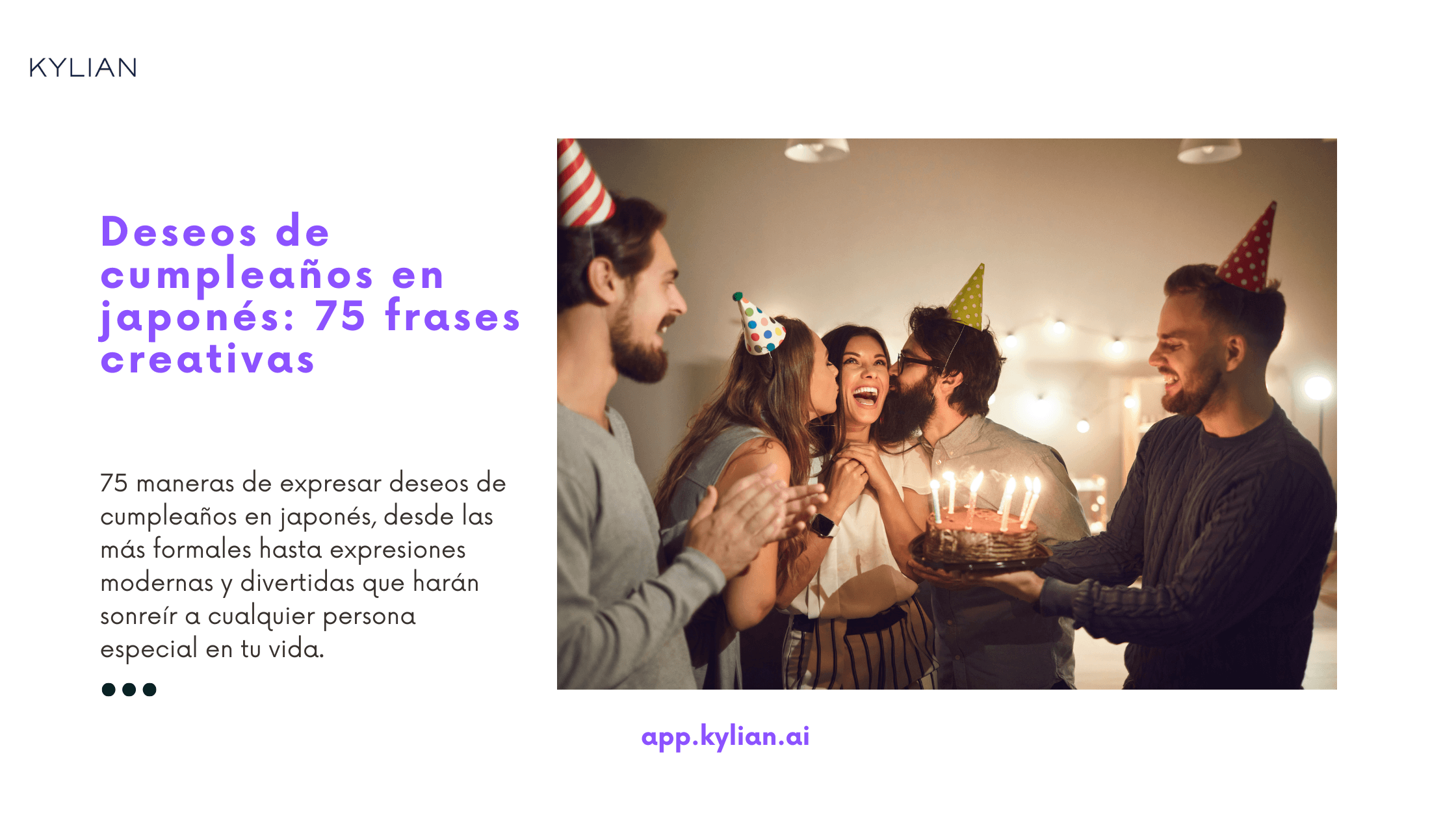 Deseos de cumpleaños en japonés: 75 frases creativas