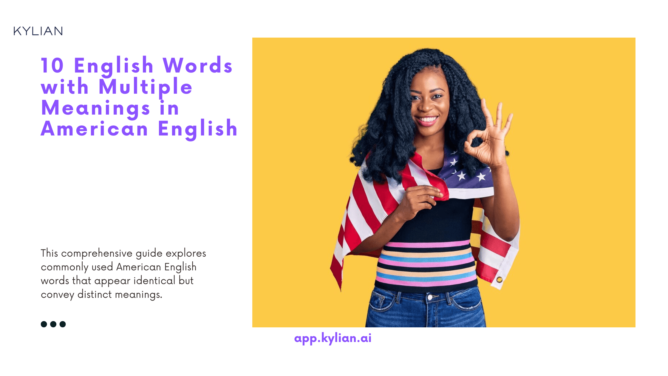 10 English Words with Multiple Meanings in American English