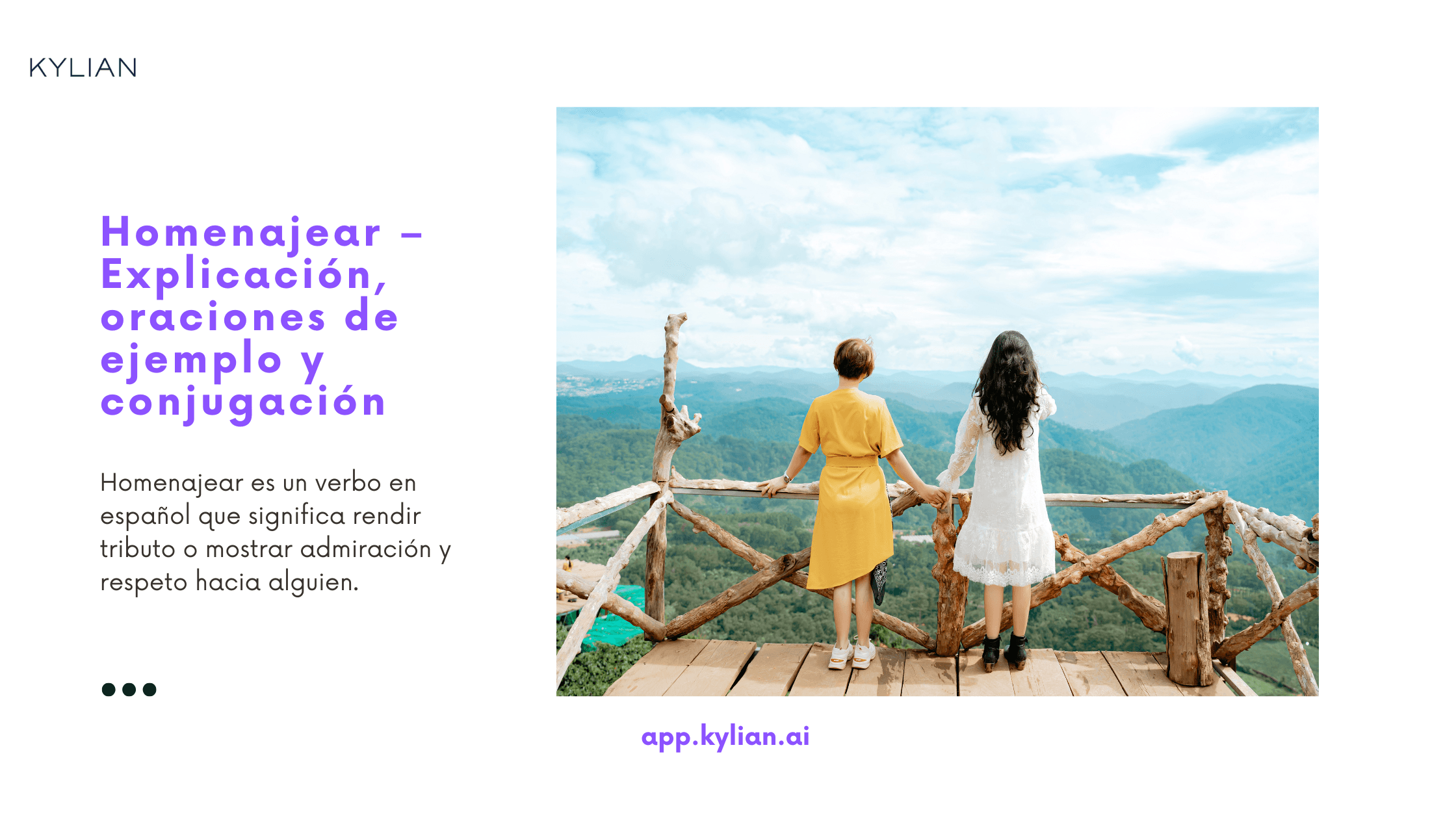 Homenajear – Explicación, oraciones de ejemplo y conjugación
