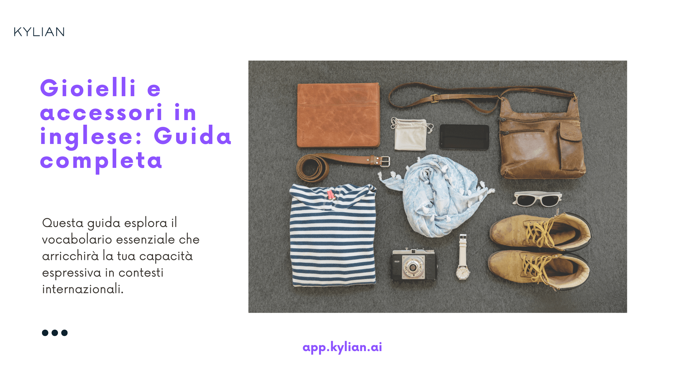 Gioielli e accessori in inglese: Guida completa