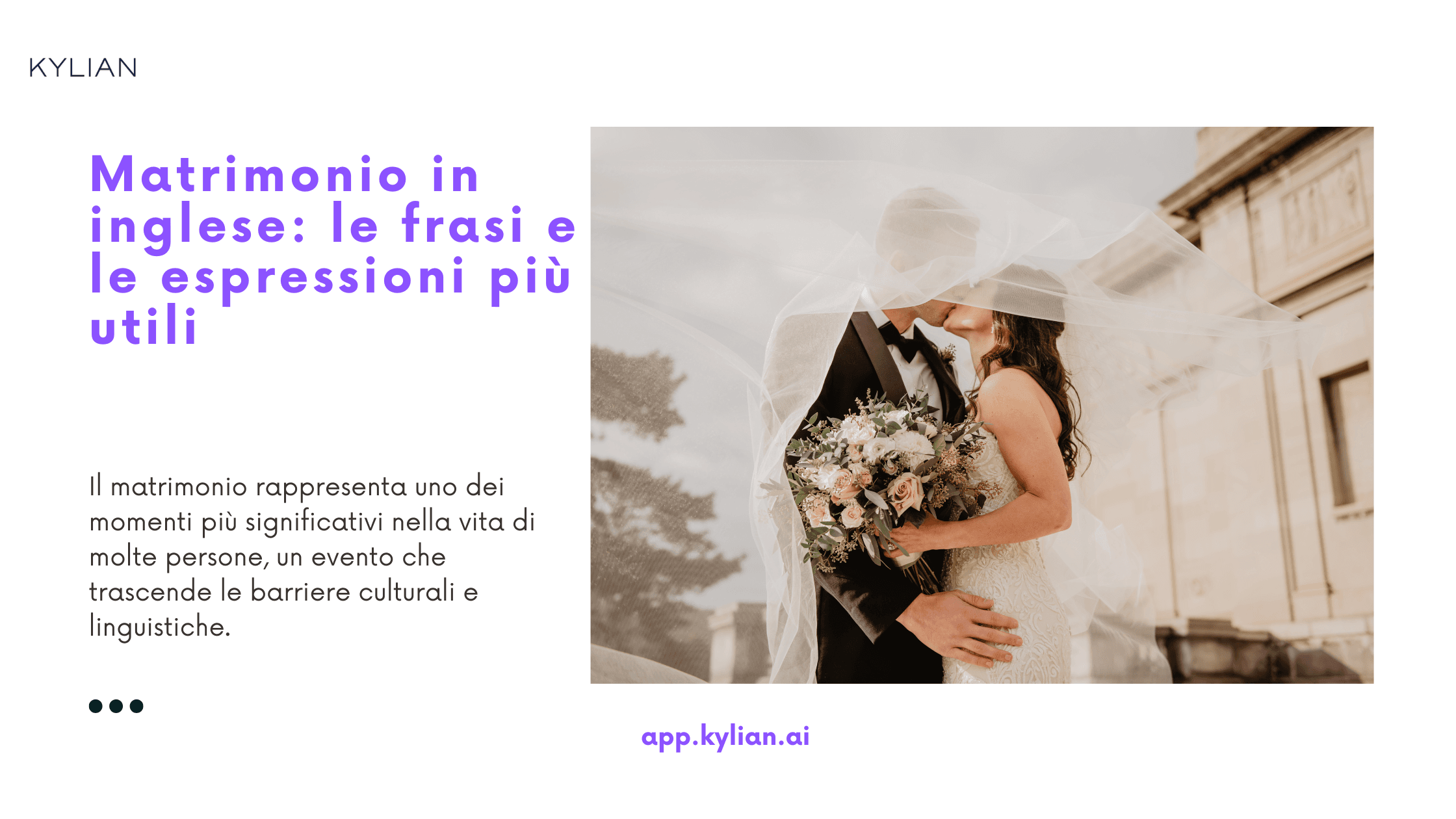 Matrimonio in inglese: le frasi e le espressioni più utili