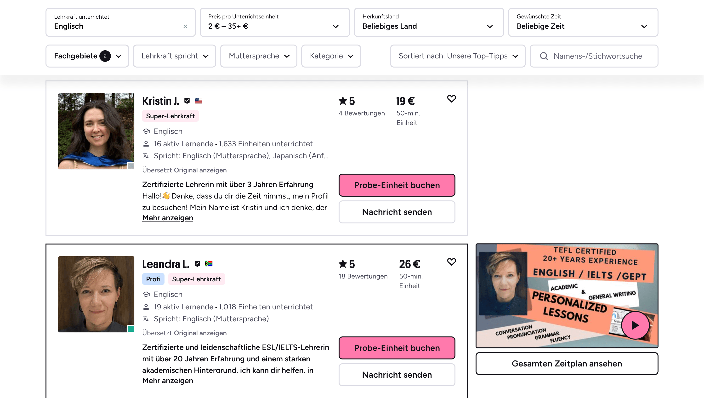 lernen Sie Fremdsprachen mit Kylian