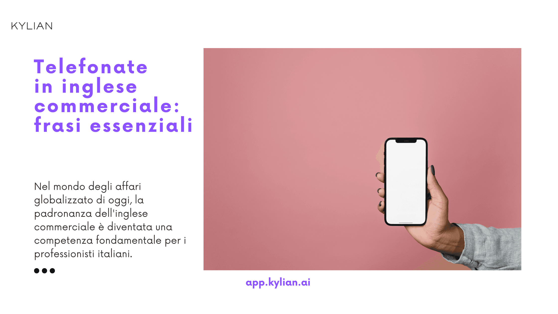 Telefonate in inglese commerciale: frasi essenziali