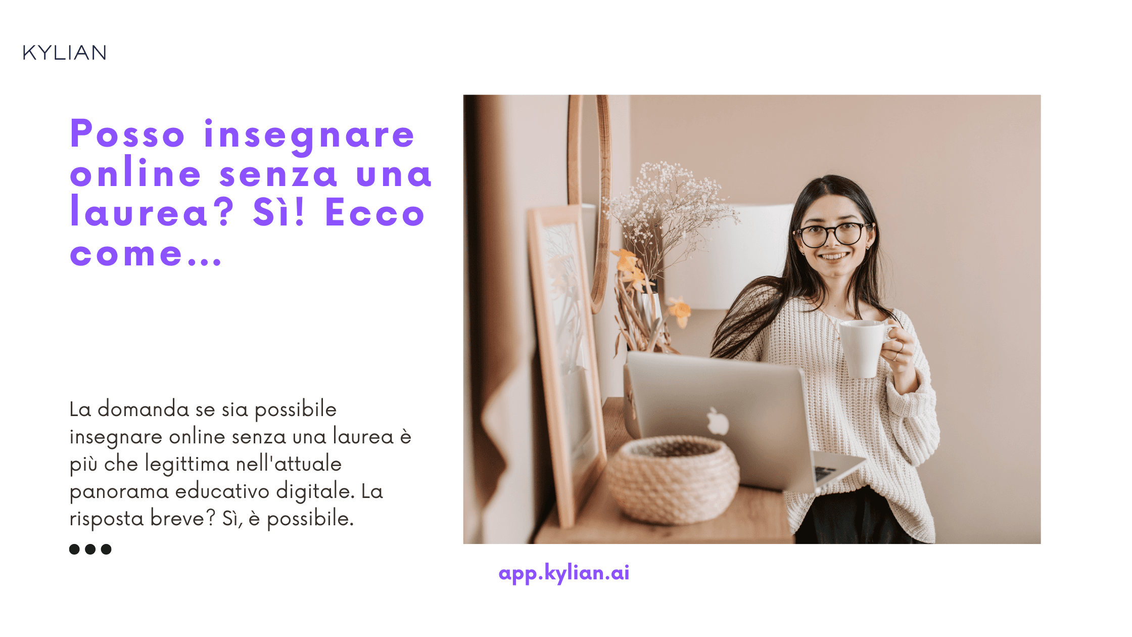 Posso insegnare online senza una laurea? Sì! Ecco come…
