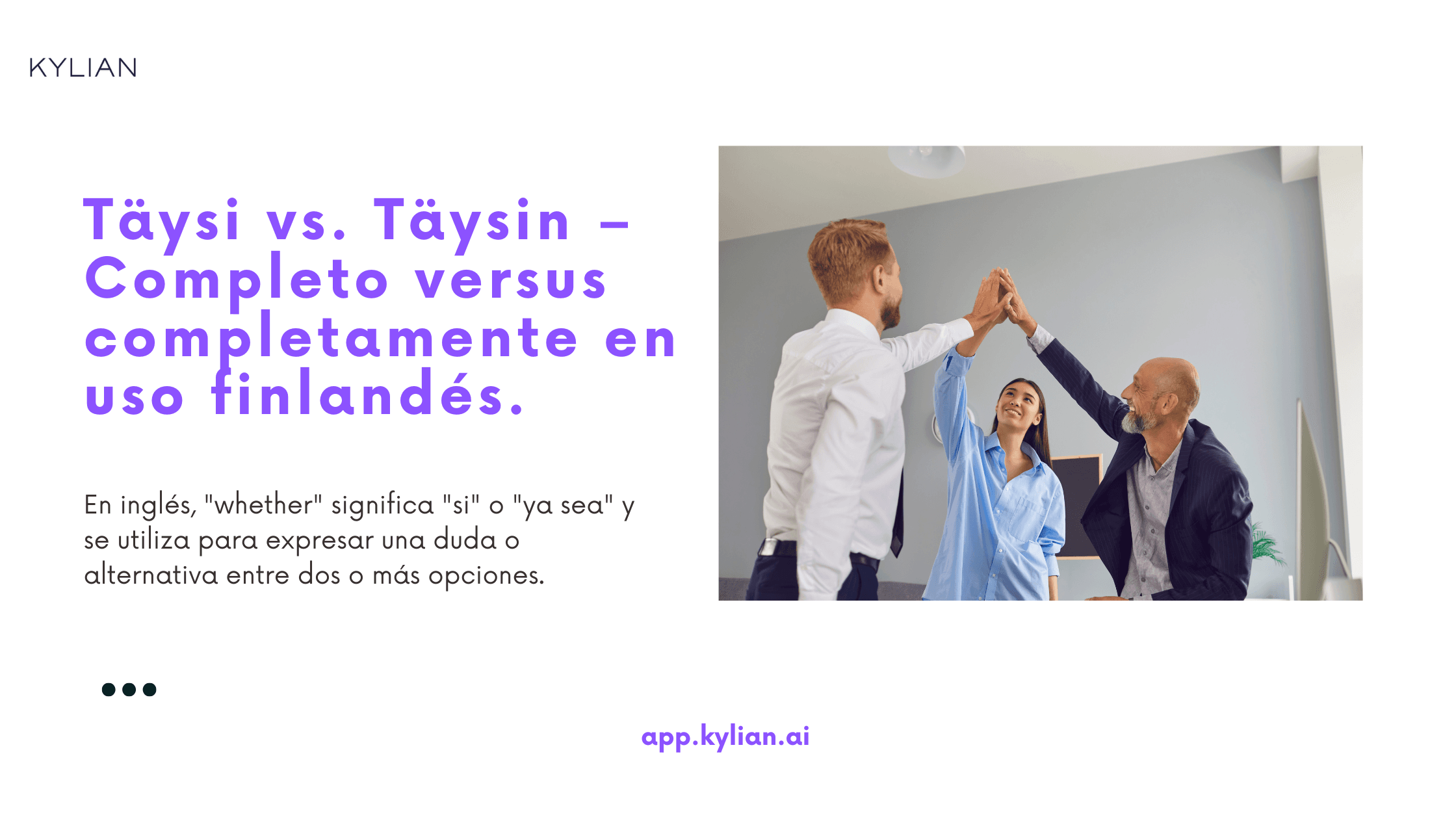 Täysi vs. Täysin – Completo versus completamente en uso finlandés.