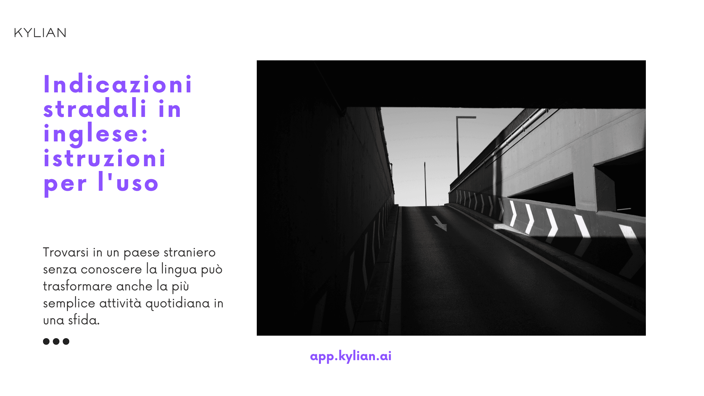 Indicazioni stradali in inglese: istruzioni per l'uso