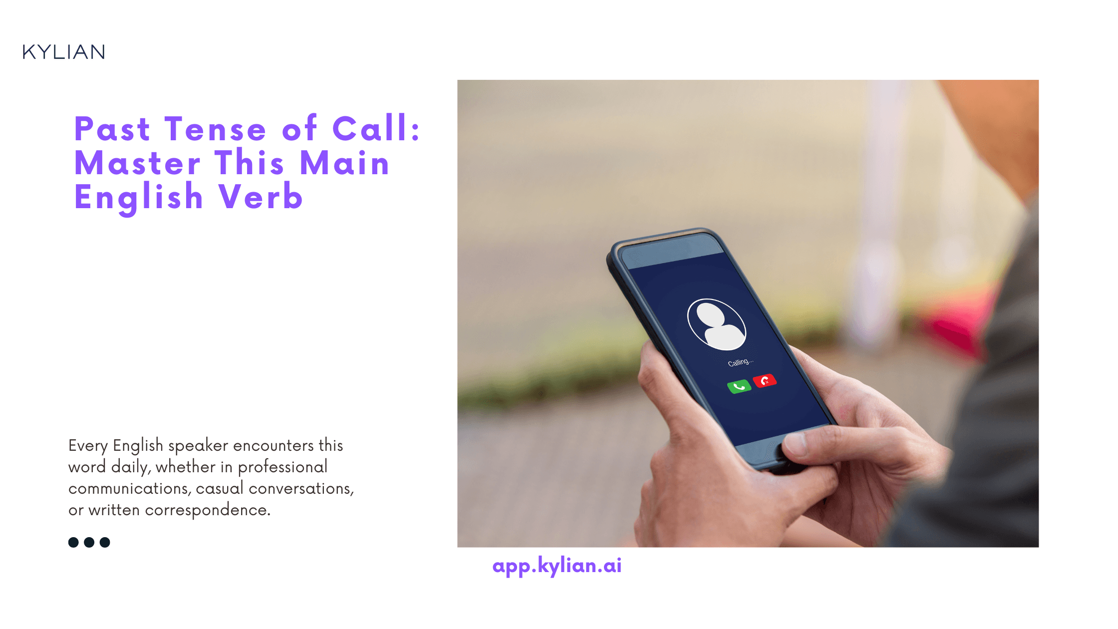 Past Tense of Call: Master This Main English Verb