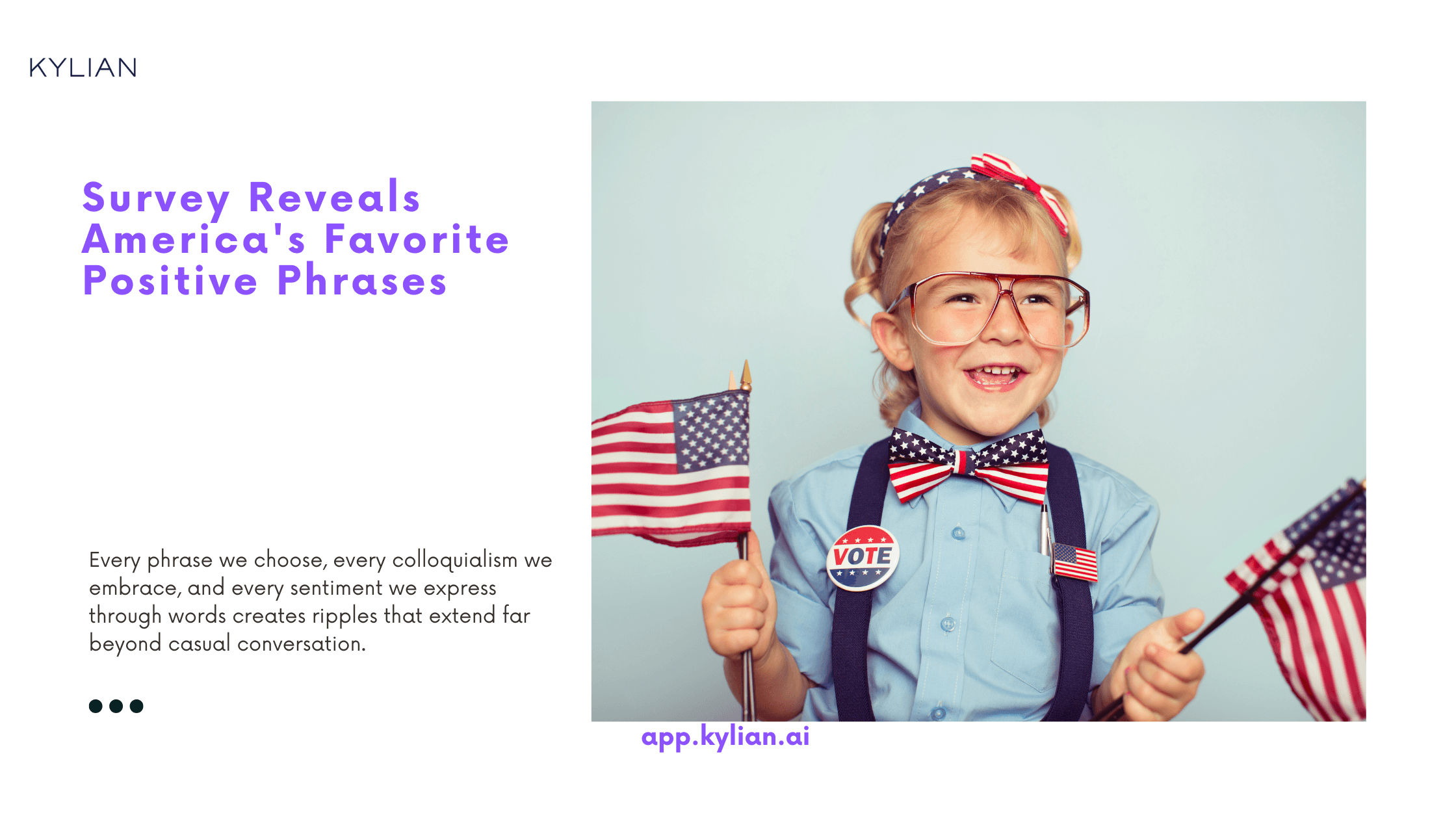 Survey Reveals America's Favorite Positive Phrases