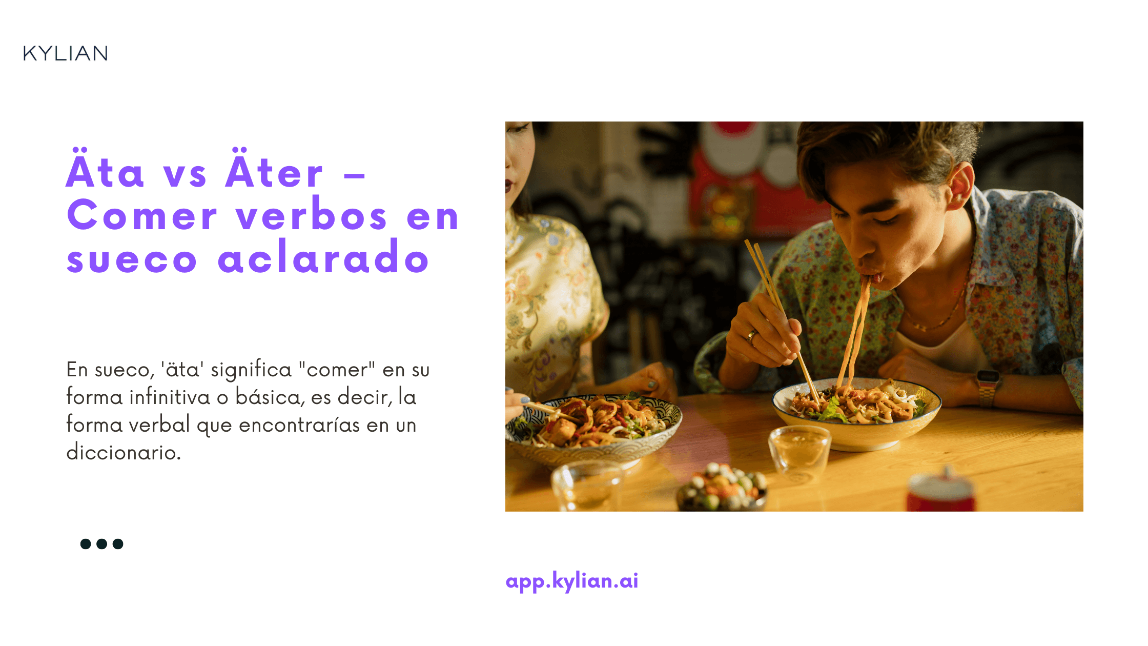 Äta vs Äter – Comer verbos en sueco aclarado