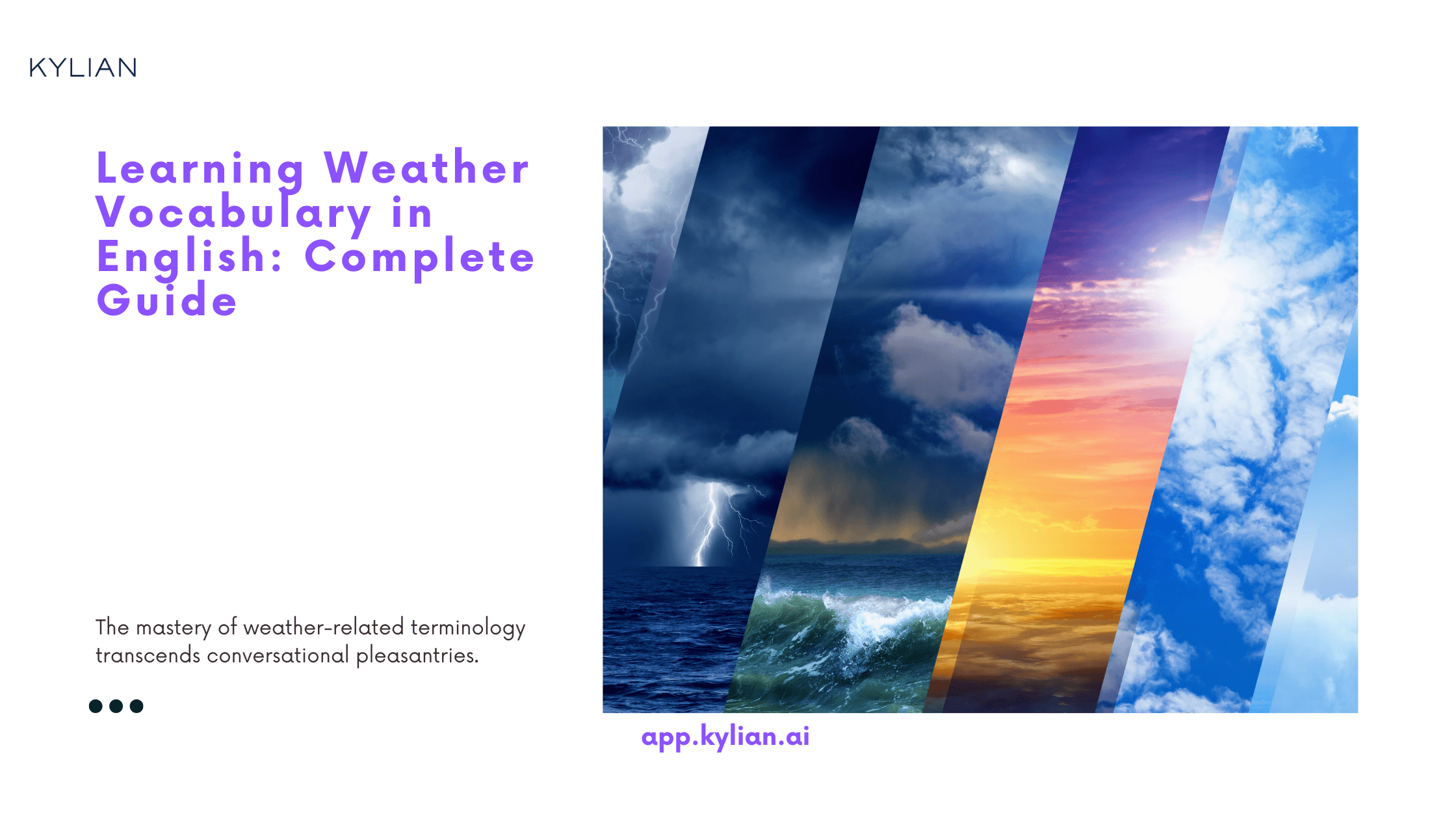 Learning Weather Vocabulary in English: Complete Guide