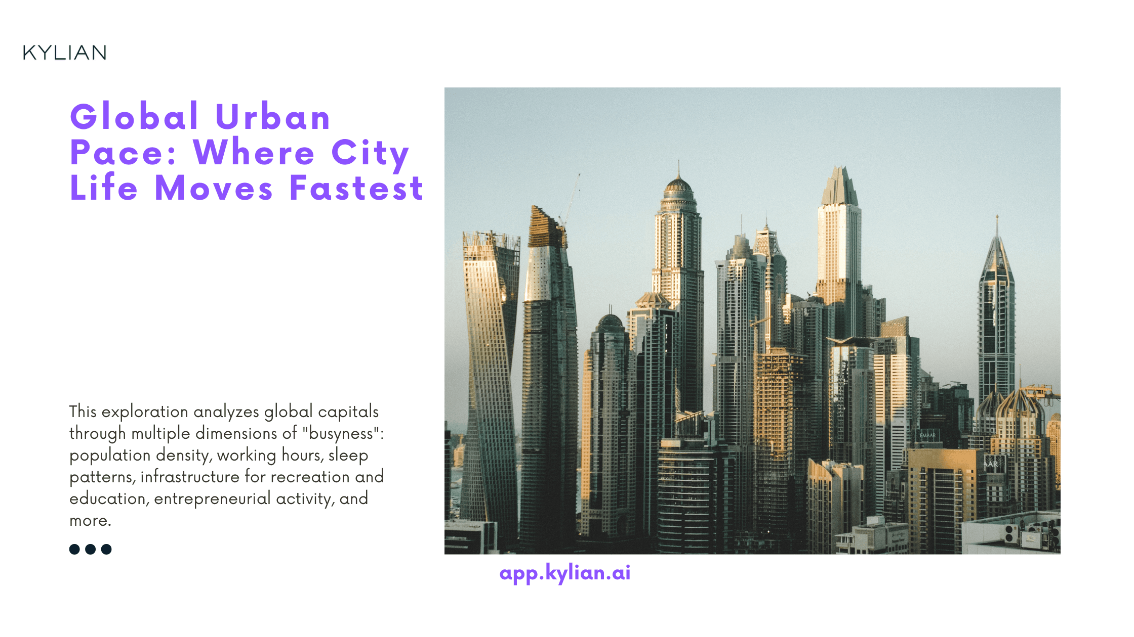 Global Urban Pace: Where City Life Moves Fastest