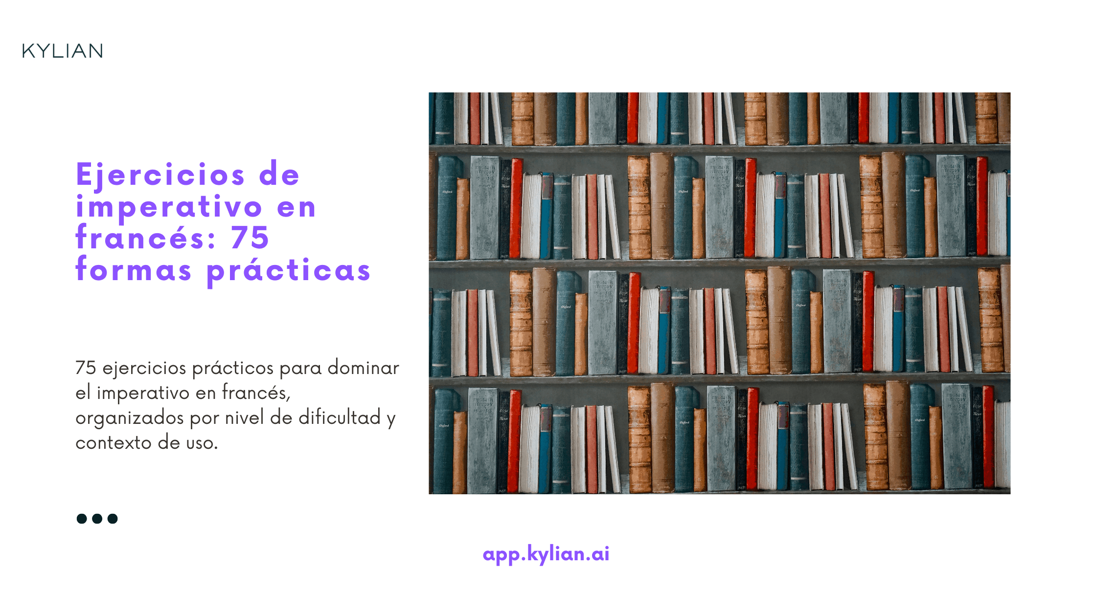 Ejercicios de imperativo en francés: 75 formas prácticas