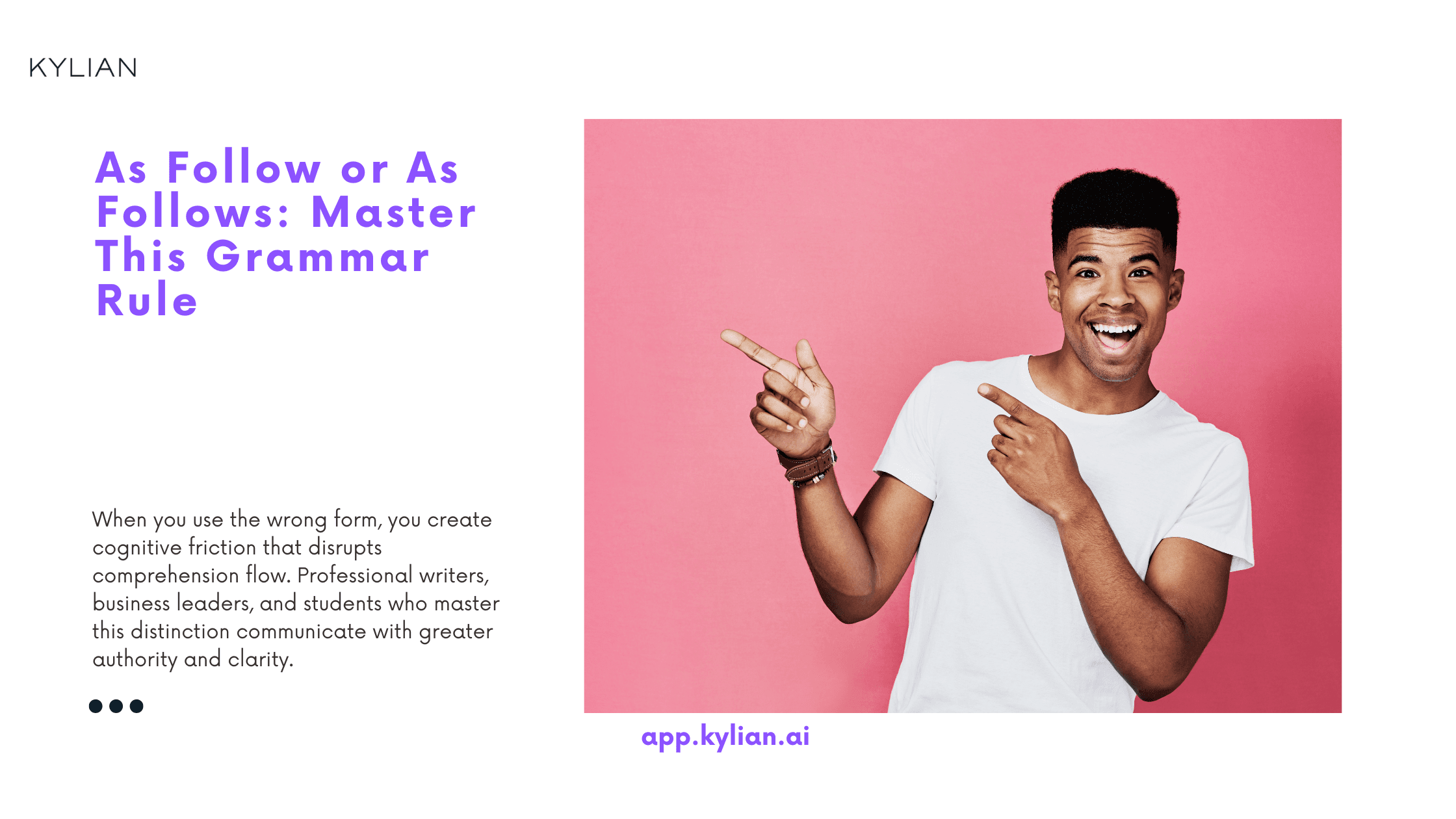 As Follow or As Follows: Master This Grammar Rule