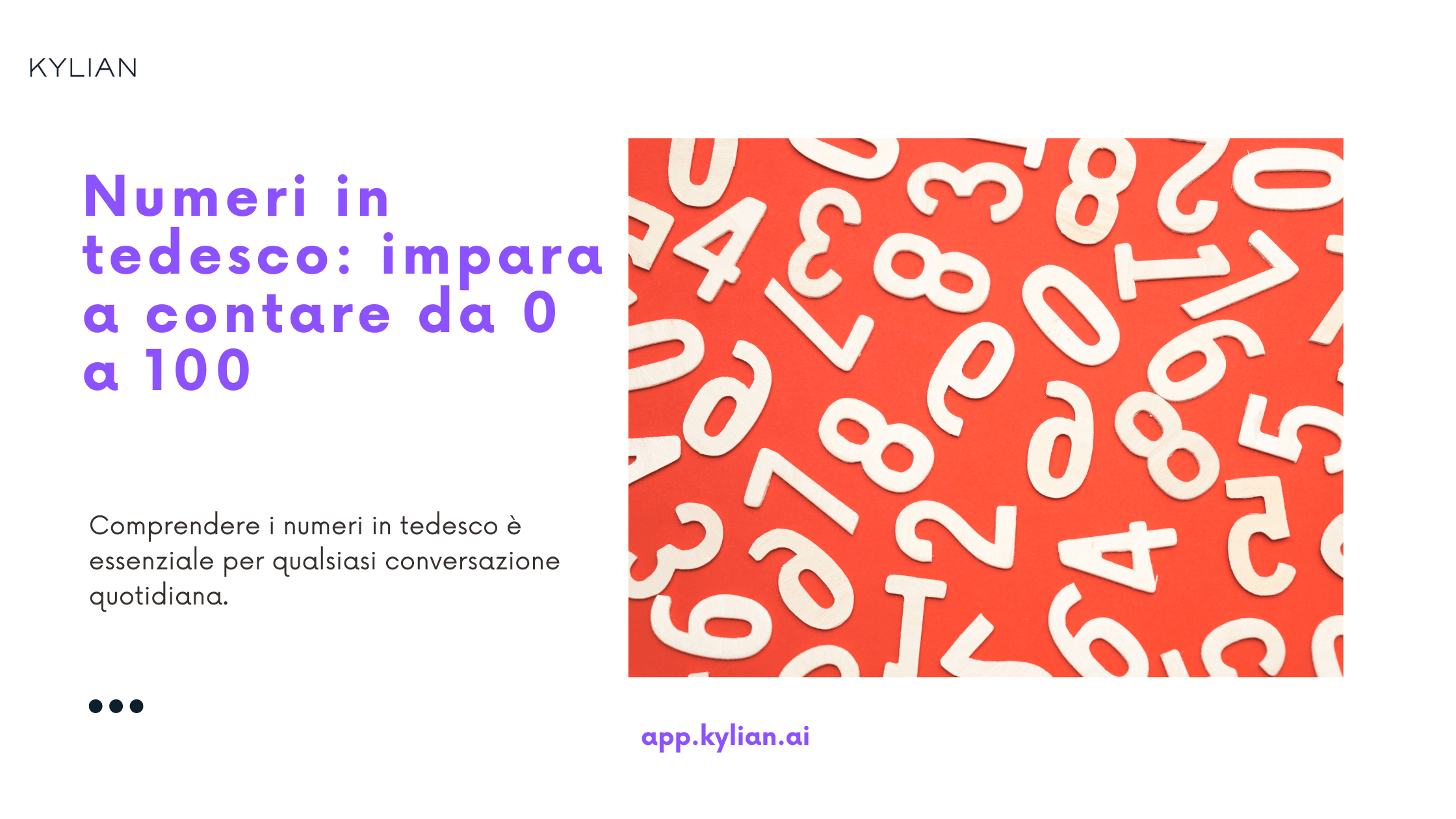 Numeri in tedesco: impara a contare da 0 a 100