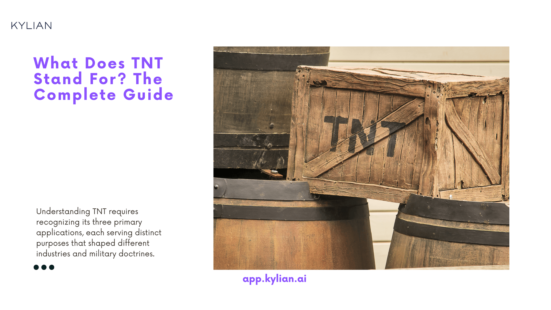 What Does TNT Stand For Explosive Acronym Explained