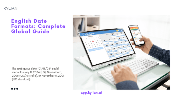 Date In English Format English Date Formats: Complete Global Guide