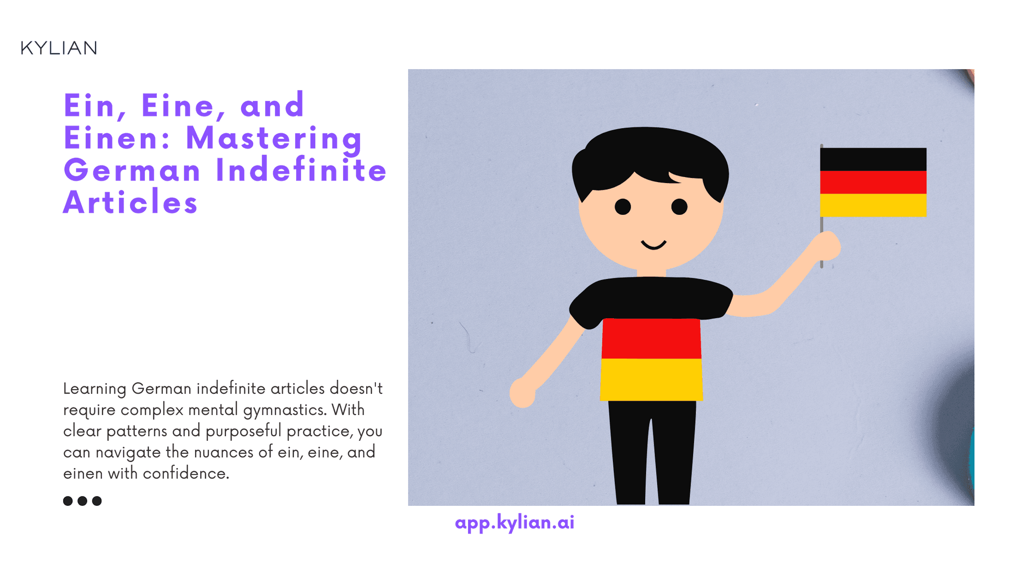 Ein, Eine, and Einen: Mastering German Indefinite Articles