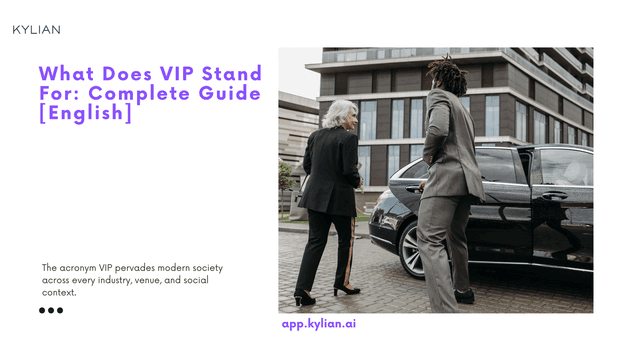 What Does VIP Stand For? | Learn English